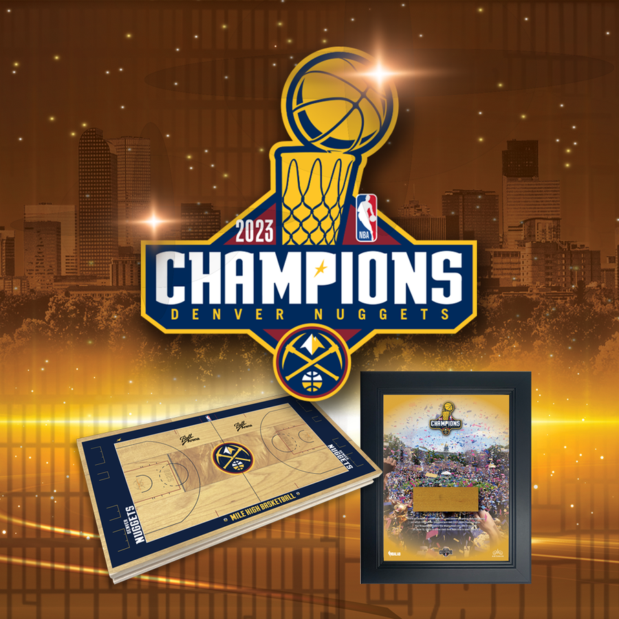 Denver Nuggets Championship Memorabilia: Own a Piece of the 2023 NBA® Championship Basketball Court