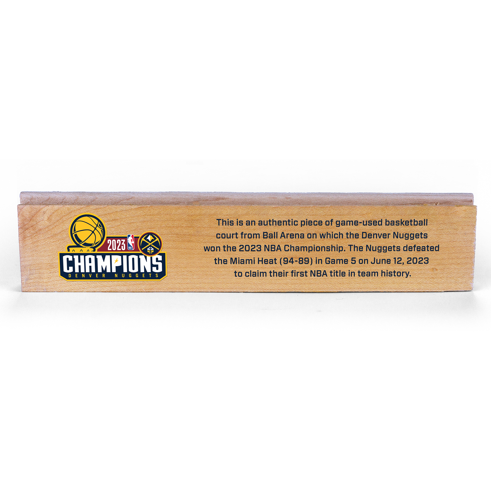 Denver Nuggets Game-Used Memorabilia – Artsman