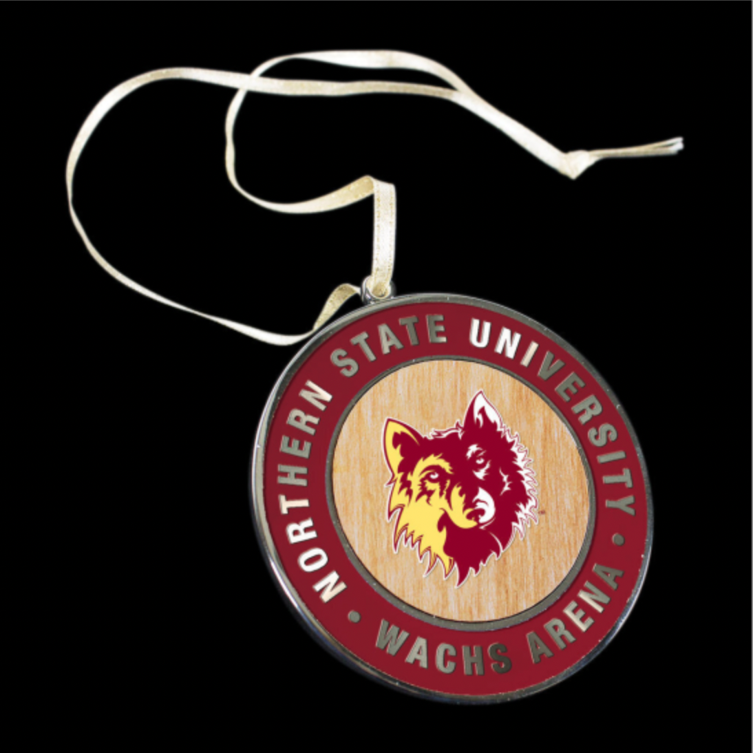Northern State Wolves Wachs Arena Holiday Ornament – Artsman