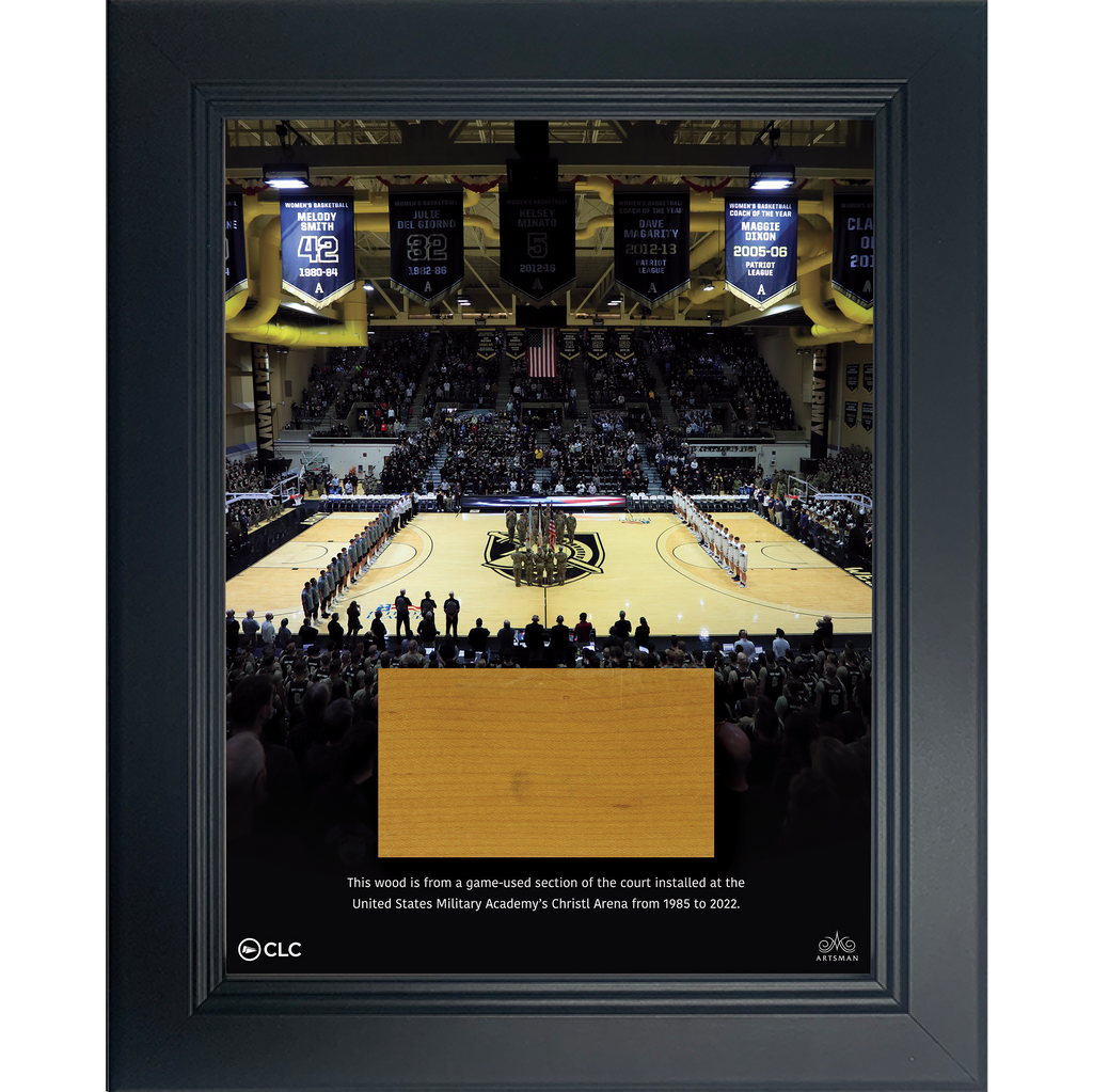 Army Black Knights Basketball Wood Court Plaque